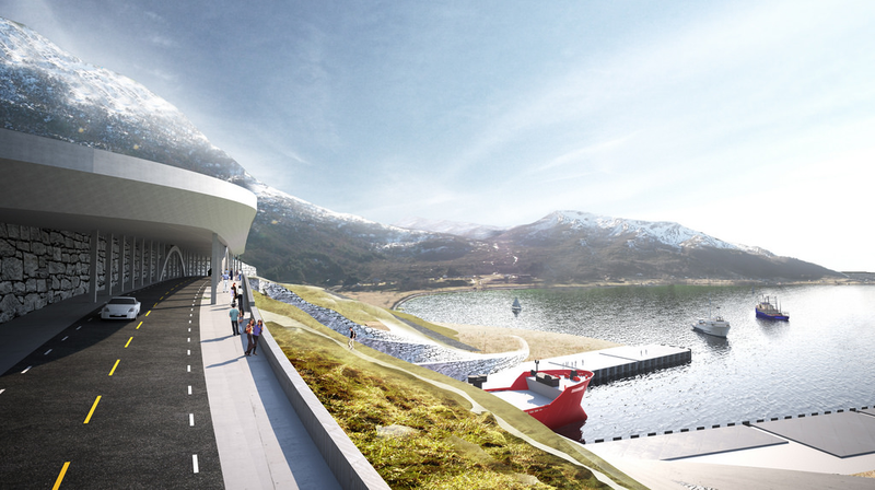 Illustration for article titled Noruega aprueba la construcción del primer túnel para buques de carga del mundo